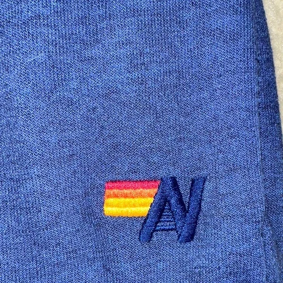 Aviator Nation unisex Sweater in Navy with Sunset Graphic